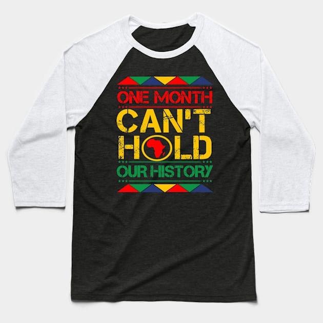 one month cant hold our history Baseball T-Shirt by BaderAbuAlsoud